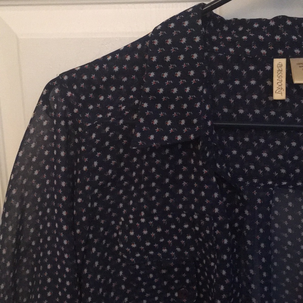 Patterned button up. - Picture 2 of 2